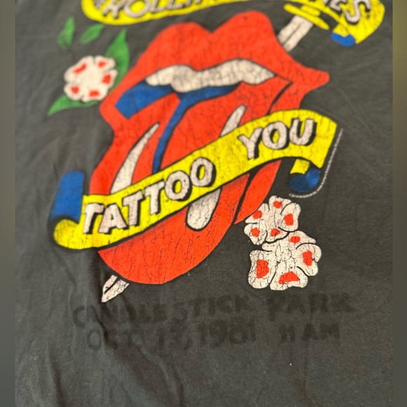 AMPLIFIED The Rolling Stones Retro Graphic Tee Shirt Unisex - Picture 8 of 10